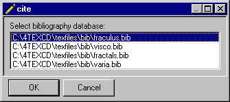 selecting BIB database