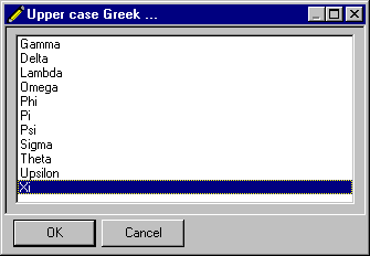 uppercase Greek